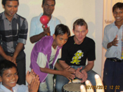 Bal Sahyog Children with Brett Lee at Jasola Vihar Delhi
