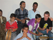 Bal Sahyog Children with Brett Lee at Jasola Vihar Delhi