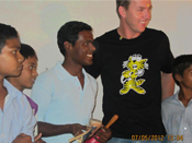 Bal Sahyog Children with Brett Lee at Jasola Vihar Delhi
